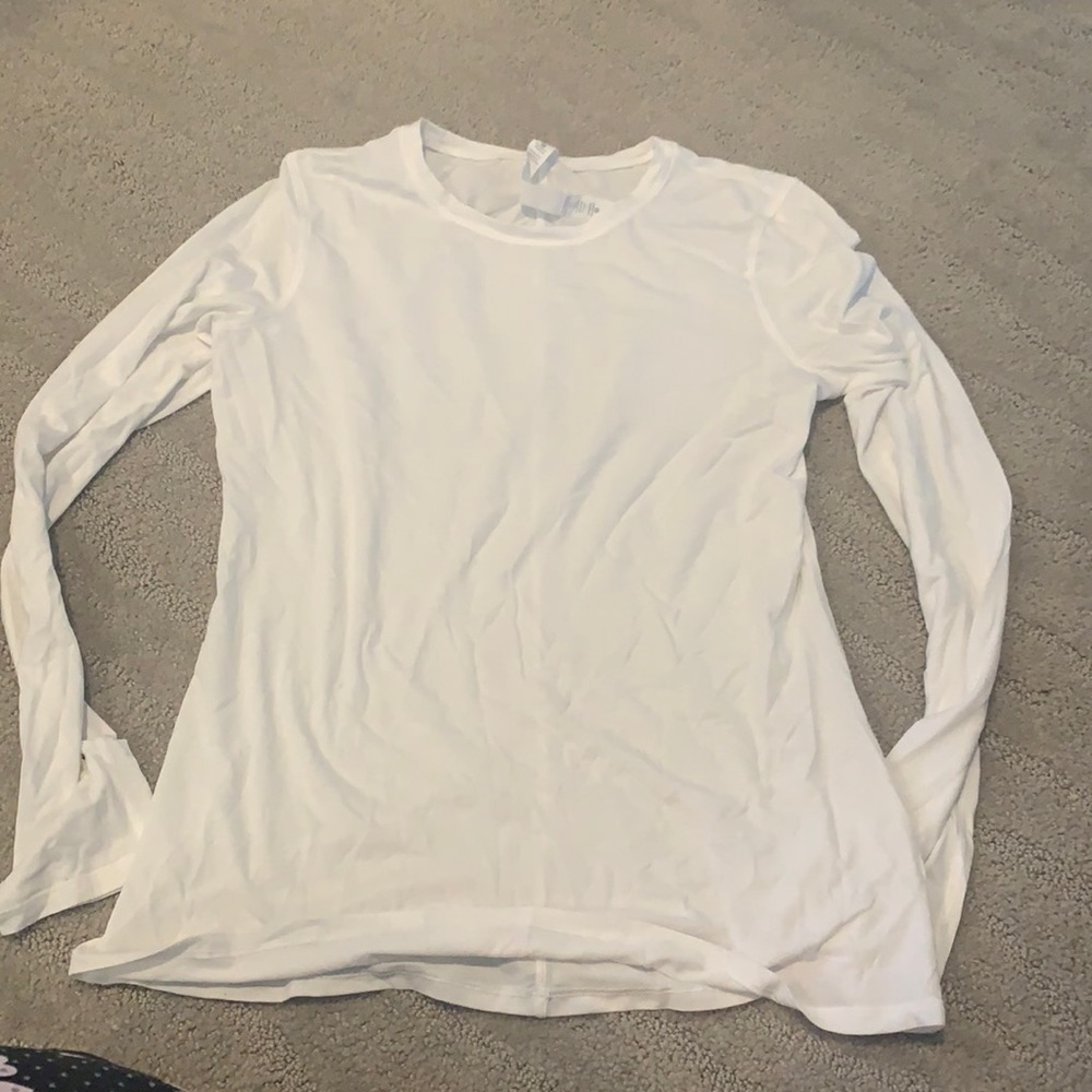 Lululemon Workout Long Sleeve Shirt size 8